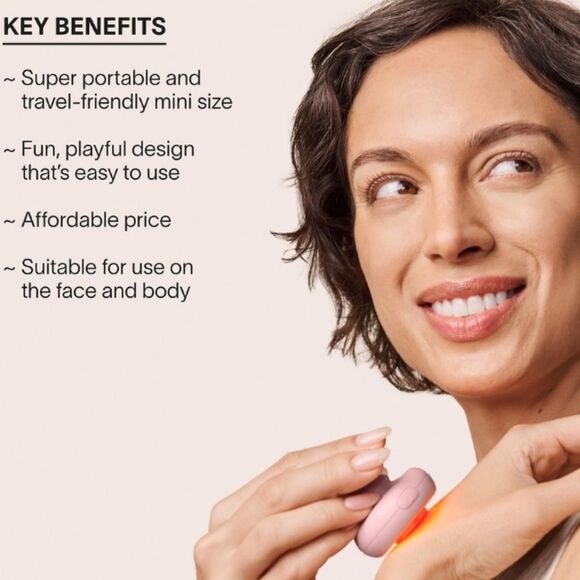 Solawave Radiant Renewal 2-In-1 Skincare Mini Light Therapy Compact Device - Picture 4 of 11